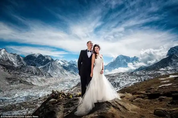Adventurous Couple Tie The Knot On The World
